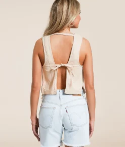 Free People Blake Vest Sand Dollar Clearance