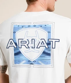 Ariat Blanket Square T-Shirt Antique White