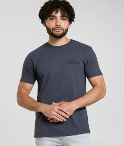 Maven Co-op Blasted Block T-Shirt Dark Shadow New