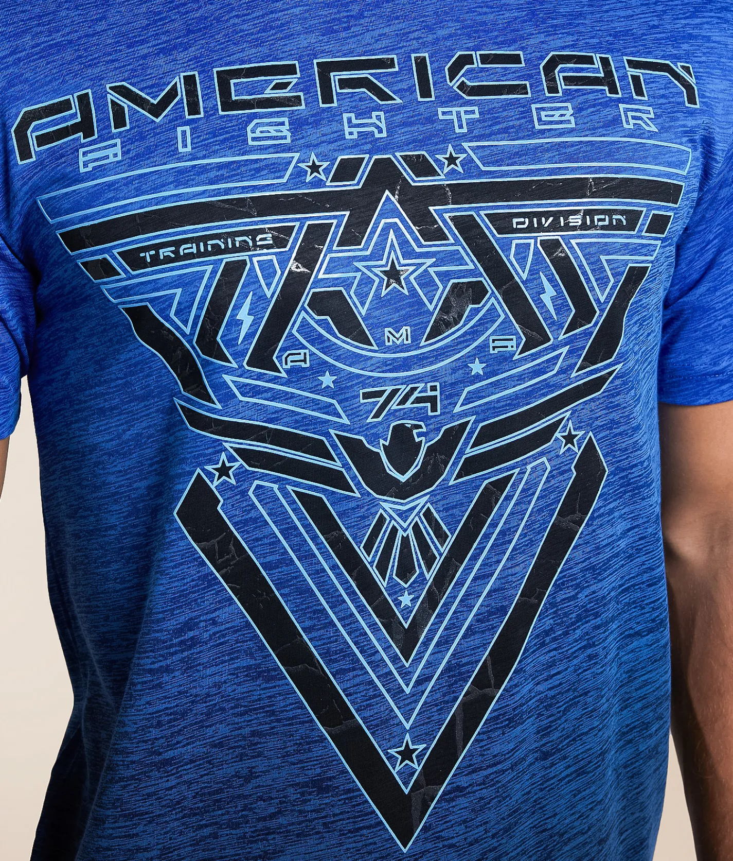 Tops | American Fighter Bleakwood T-Shirt Ink Blue Tetris