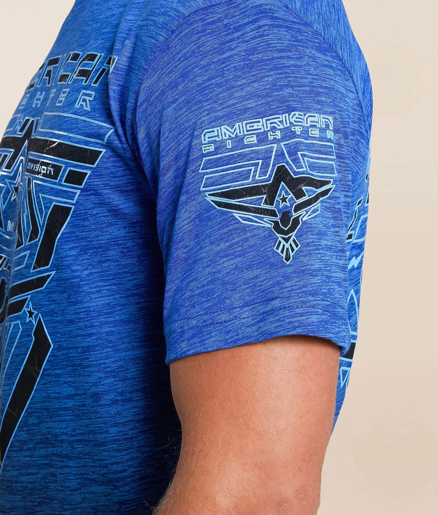Tops | American Fighter Bleakwood T-Shirt Ink Blue Tetris