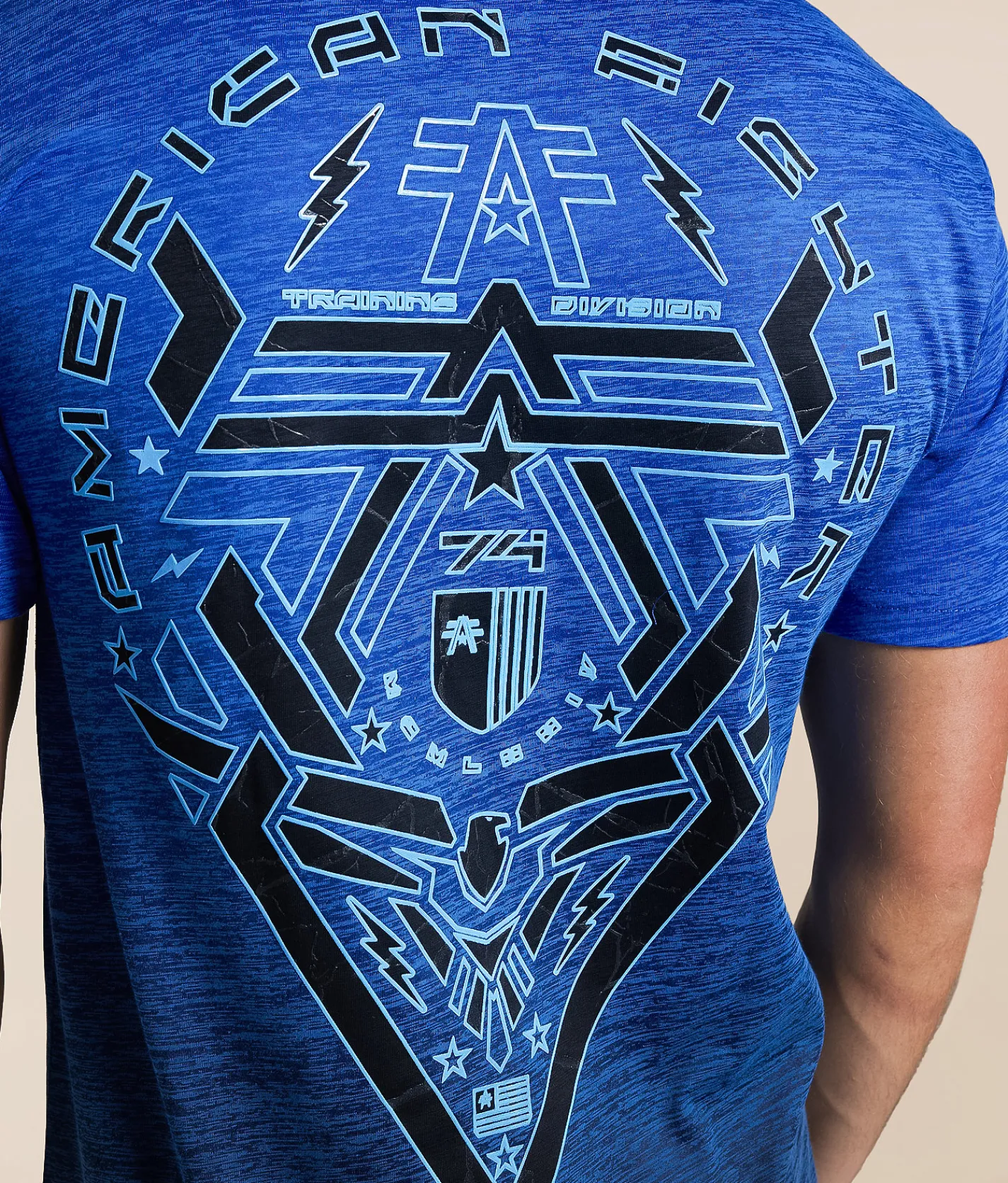 American Fighter Bleakwood T-Shirt Ink Blue Tetris Best