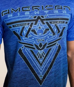 American Fighter Bleakwood T-Shirt Ink Blue Tetris Best