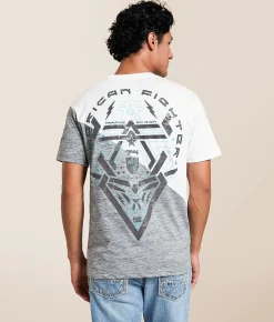 American Fighter Bleakwood T-Shirt Heather Grey White