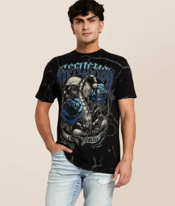 Affliction Blind Karma T-Shirt Black Hot