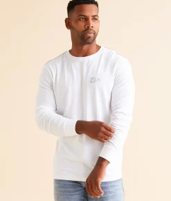 RVCA Block Chain T-Shirt White Clearance