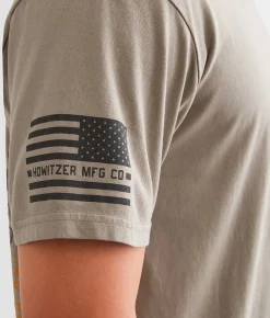 Graphic T-Shirts | Howitzer Blue Collar Blood Sweat Pride T-Shirt Moon Mist