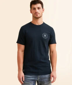 Howitzer Blue Collar Born Tough T-Shirt Obsidian New