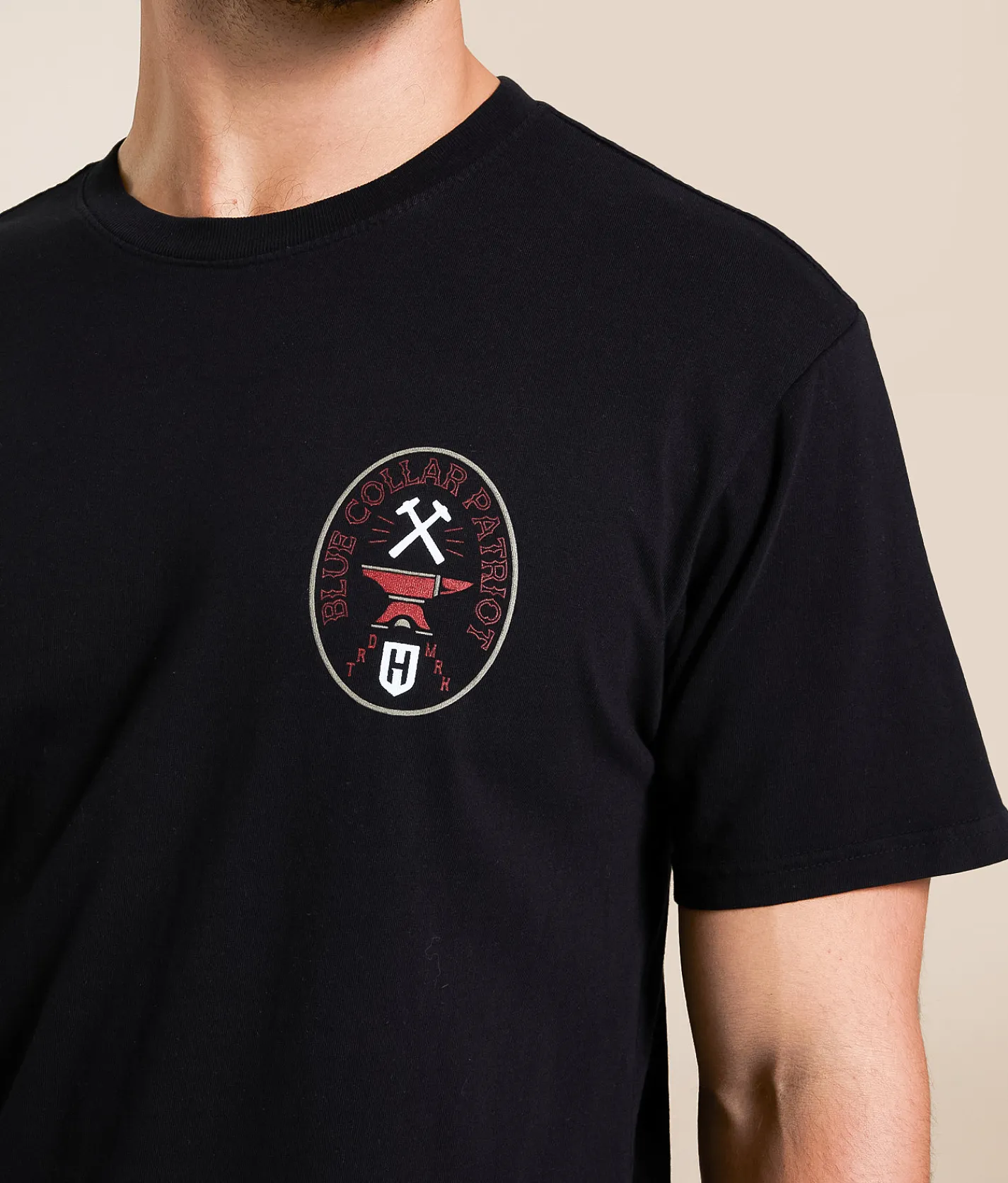 Howitzer Blue Collar Bound By Blood T-Shirt Black New