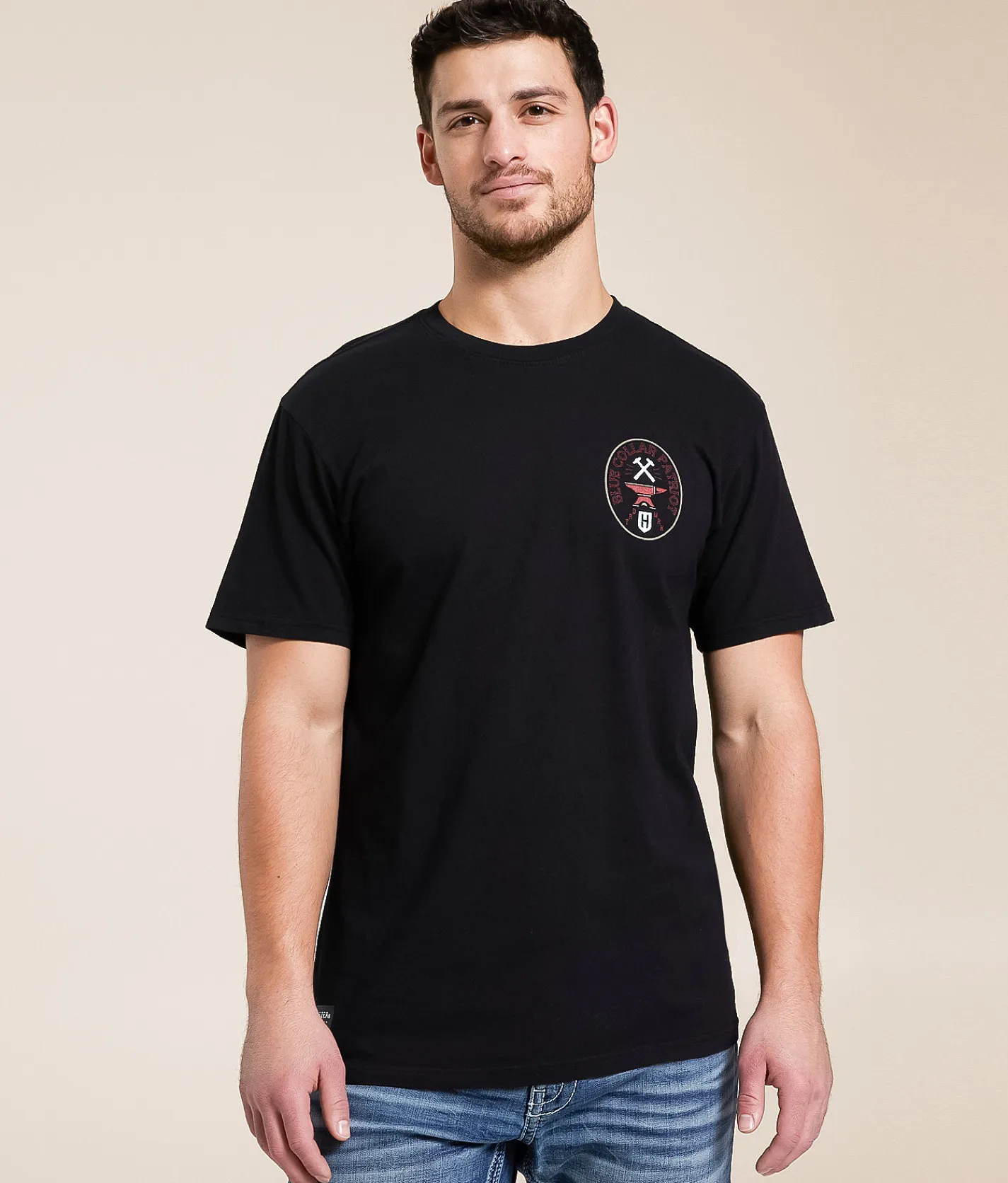 Howitzer Blue Collar Bound By Blood T-Shirt Black New