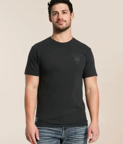 Howitzer Blue Collar Brotherhood T-Shirt Vintage Black Outlet