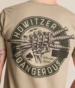 Tops|Graphic T-Shirts | Howitzer Blue Collar Dangerous Goods T-Shirt Overland Trek