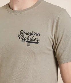 Howitzer Blue Collar Death Grip T-Shirt Chinchilla Best