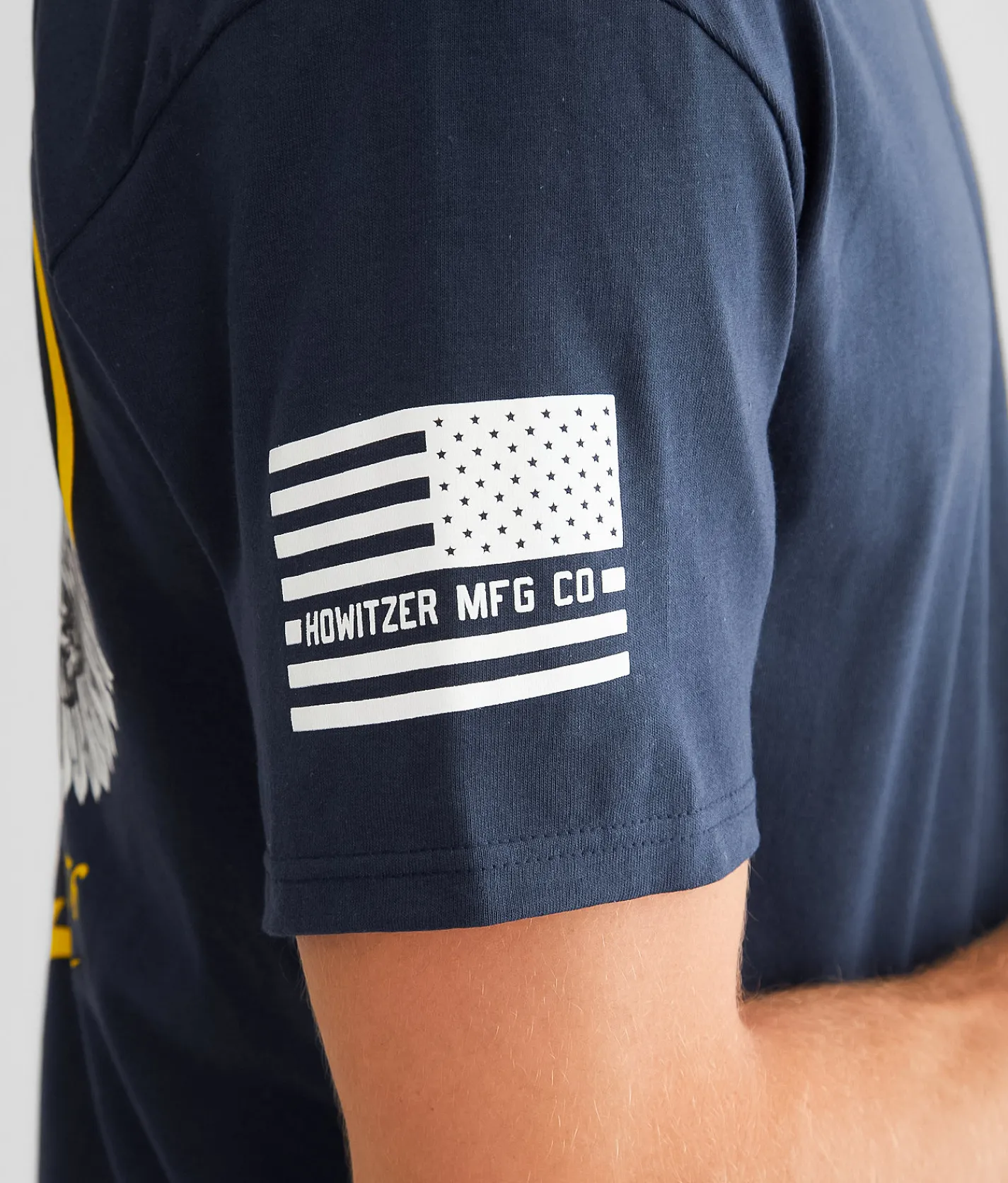 Howitzer Blue Collar Eagle T-Shirt Navy Discount