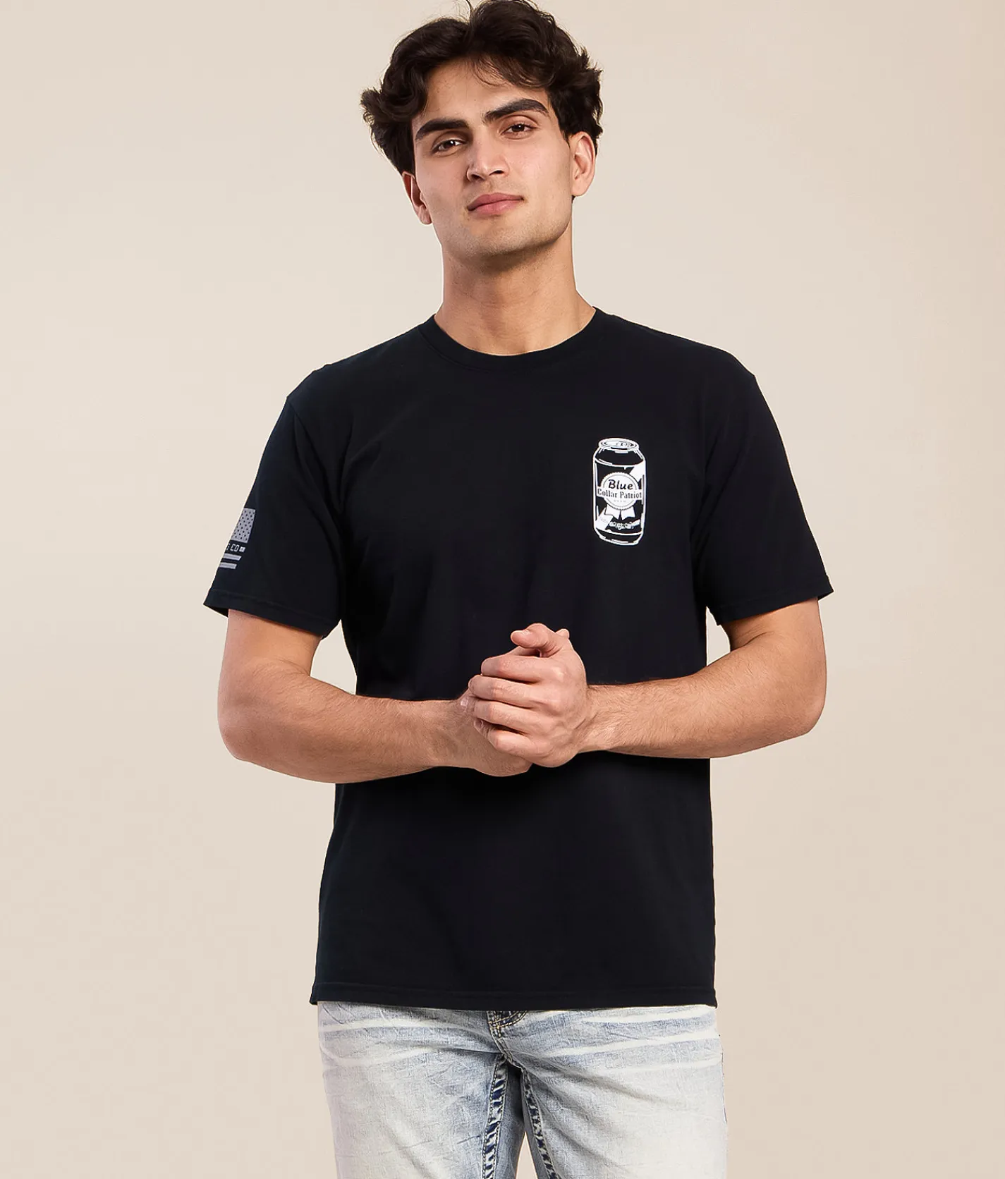 Tops|Graphic T-Shirts | Howitzer Blue Collar Essentials T-Shirt Obsidian