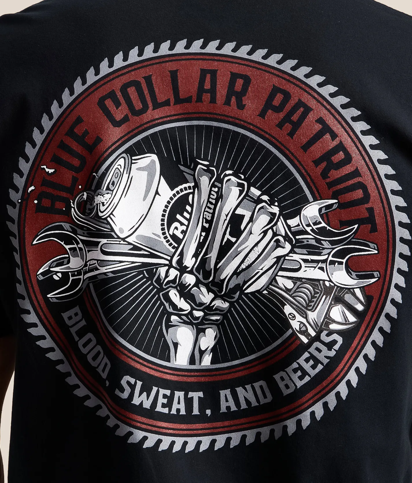 Tops|Graphic T-Shirts | Howitzer Blue Collar Essentials T-Shirt Obsidian
