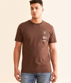 Howitzer Blue Collar Flame T-Shirt Puce Hot