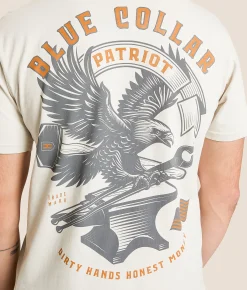 Tops | Howitzer Blue Collar Full Metal T-Shirt Lunar Rock