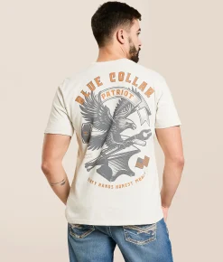 Tops | Howitzer Blue Collar Full Metal T-Shirt Lunar Rock