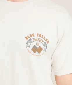 Howitzer Blue Collar Full Metal T-Shirt Lunar Rock Sale