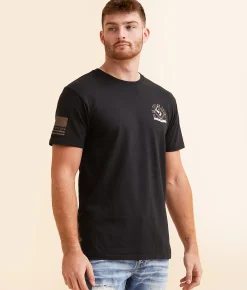 Howitzer Blue Collar Hammered T-Shirt Black