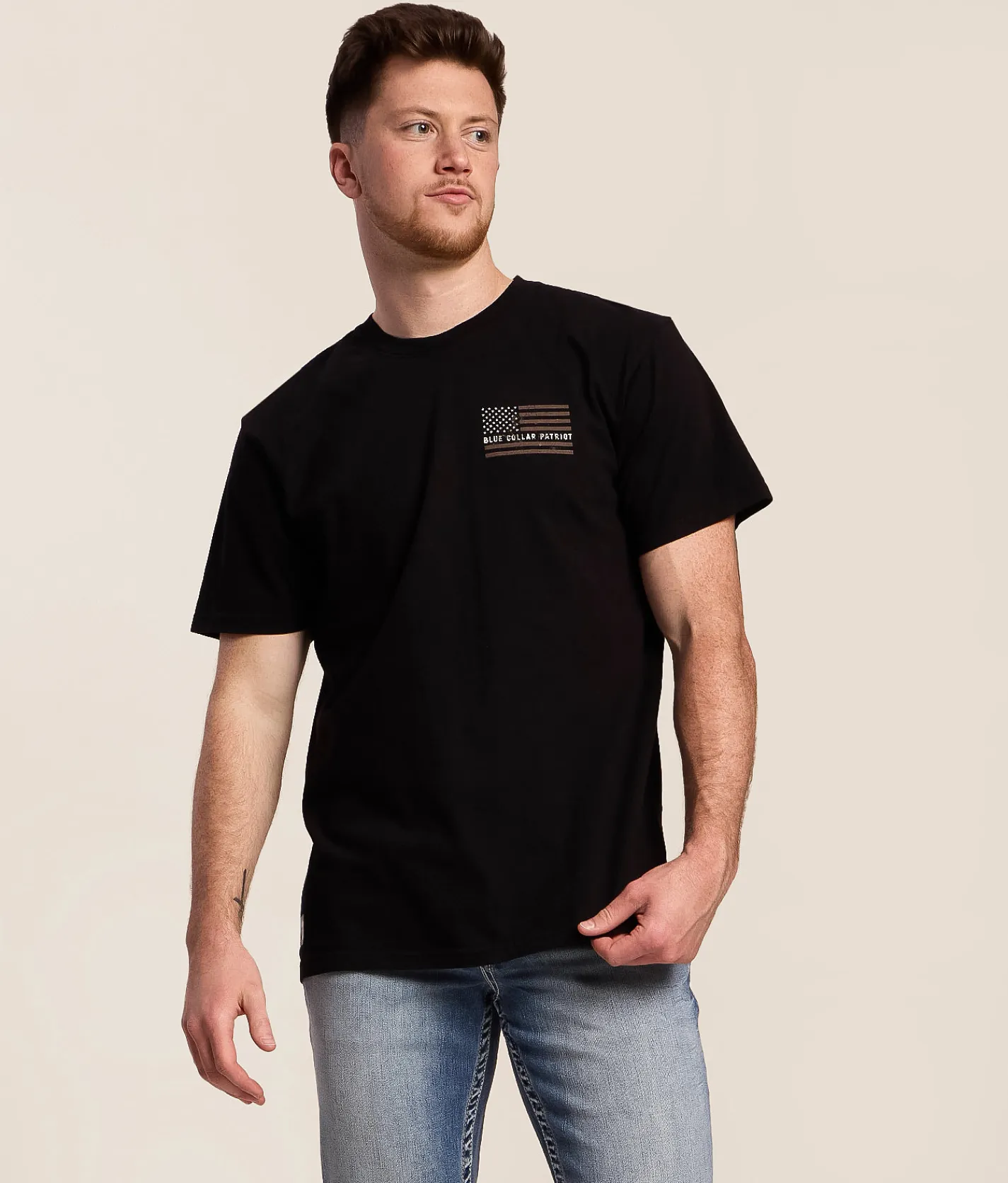 Howitzer Blue Collar Hard Work T-Shirt Black Discount