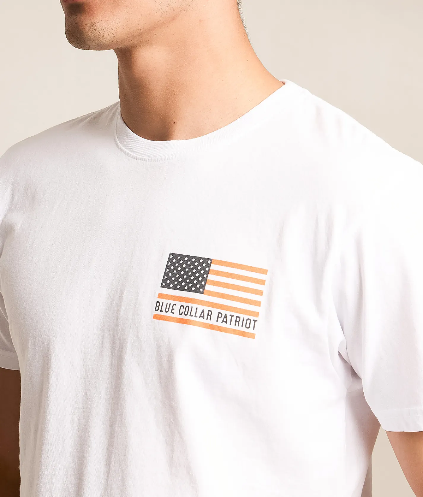 Howitzer Blue Collar Honest T-Shirt White Online
