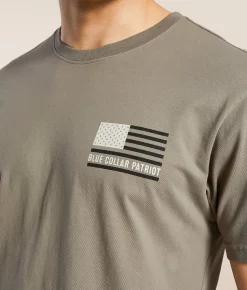 Howitzer Blue Collar Honest T-Shirt Moon Mist Discount