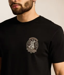 Howitzer Blue Collar In God We Trust T-Shirt Black