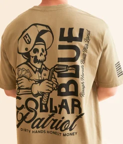 Howitzer Blue Collar Jack Of Trades T-Shirt Fallen Rock Sale