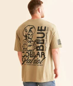 Howitzer Blue Collar Jack Of Trades T-Shirt Fallen Rock Sale