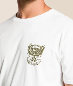 Howitzer Blue Collar Knuckle Buster T-Shirt White