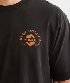Graphic T-Shirts | Howitzer Blue Collar Knuckles T-Shirt Vintage Black