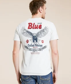 Howitzer Blue Collar Liquid Gold T-Shirt Lunar Rock Online