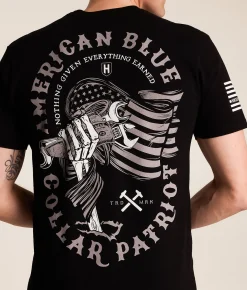 Howitzer Blue Collar Loud & Proud T-Shirt Black Discount