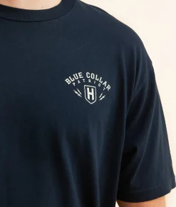 Graphic T-Shirts | Howitzer Blue Collar Made Of Steel T-Shirt Obsidian
