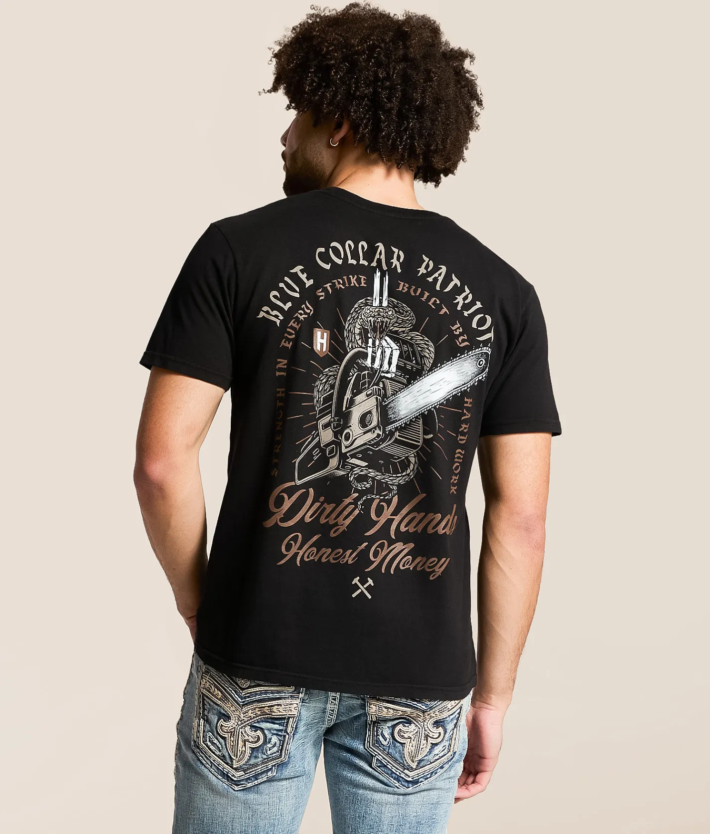 Howitzer Blue Collar Mangler T-Shirt Black Online