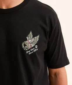 Graphic T-Shirts | Howitzer Blue Collar No Excuses T-Shirt Black