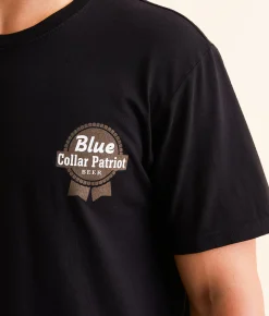 Graphic T-Shirts | Howitzer Blue Collar 5 O'Clock T-Shirt Black