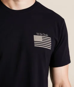 Tops|Graphic T-Shirts | Howitzer Blue Collar Patriot T-Shirt Mulled Basil