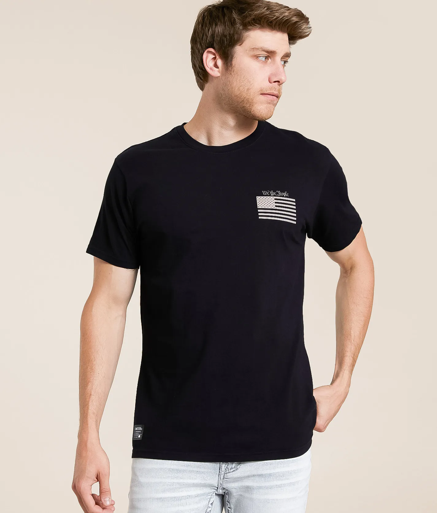 Tops|Graphic T-Shirts | Howitzer Blue Collar Patriot T-Shirt Mulled Basil
