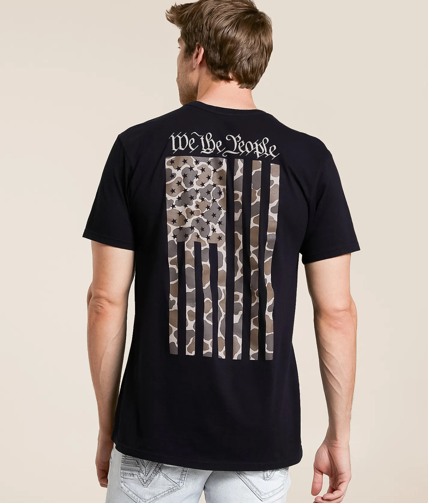 Tops|Graphic T-Shirts | Howitzer Blue Collar Patriot T-Shirt Mulled Basil