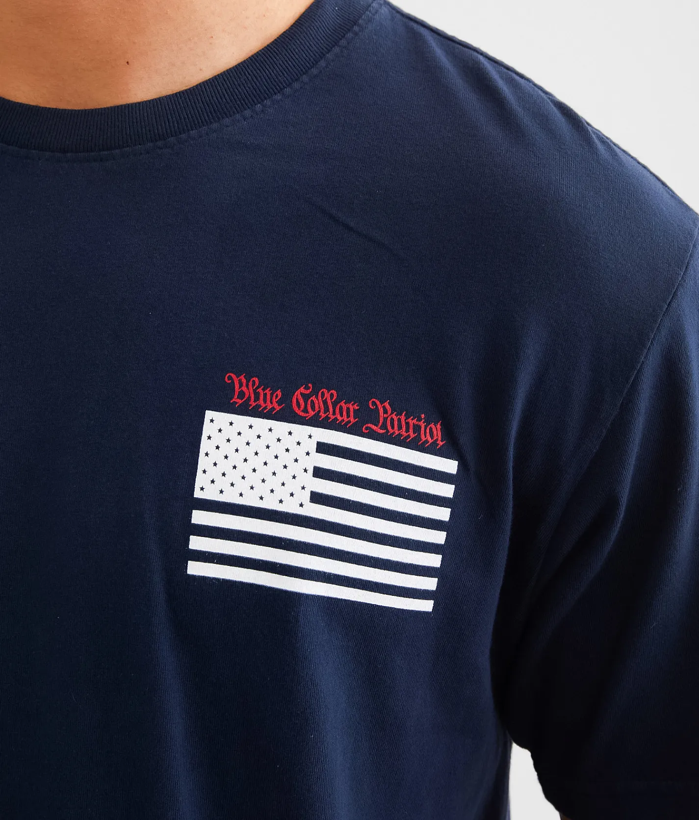 Howitzer Blue Collar Patriot T-Shirt Navy Best