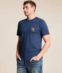 Howitzer Blue Collar Son of Ditches T-Shirt Moonlit Ocean Hot