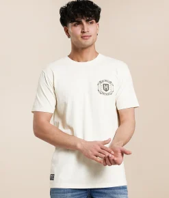 Tops|Graphic T-Shirts | Howitzer Blue Collar Trade Tools T-Shirt Antique White