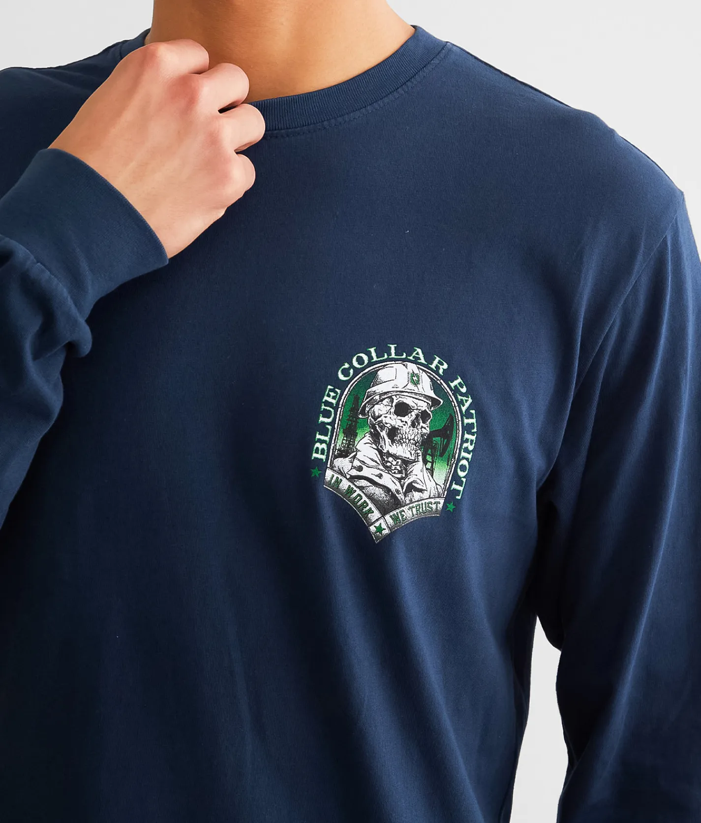 Howitzer Blue Collar T-Shirt Navy Hot