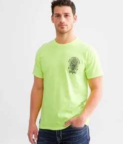 Graphic T-Shirts | Howitzer Blue Collar Union T-Shirt Safety Green