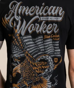 Howitzer Blue Collar Victory Flight T-Shirt Black Outlet