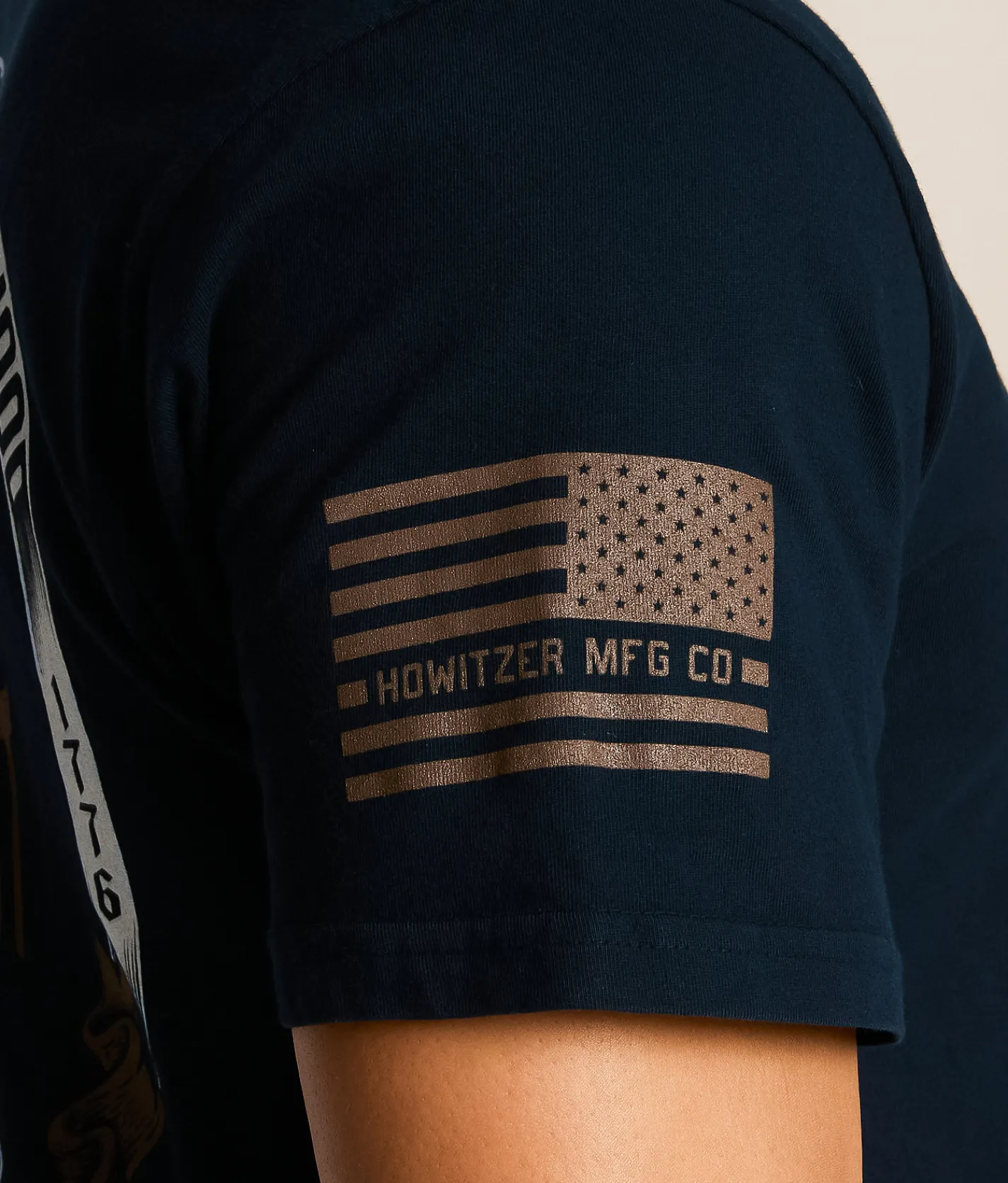 Tops|Graphic T-Shirts | Howitzer Blue Collar Wrenched T-Shirt Obsidian