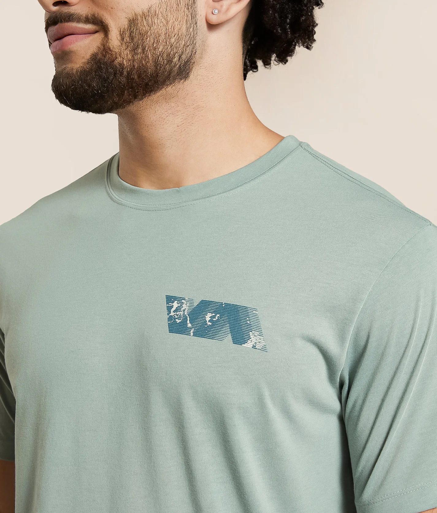 Tops|Graphic T-Shirts | RVCA Blue Fill Sport T-Shirt Lead